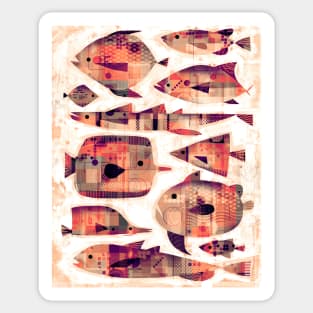 Fossil Fish Sticker